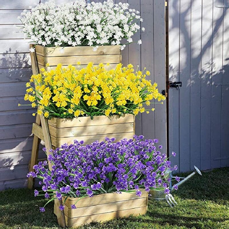 Fleurs artificielles d'extérieur
