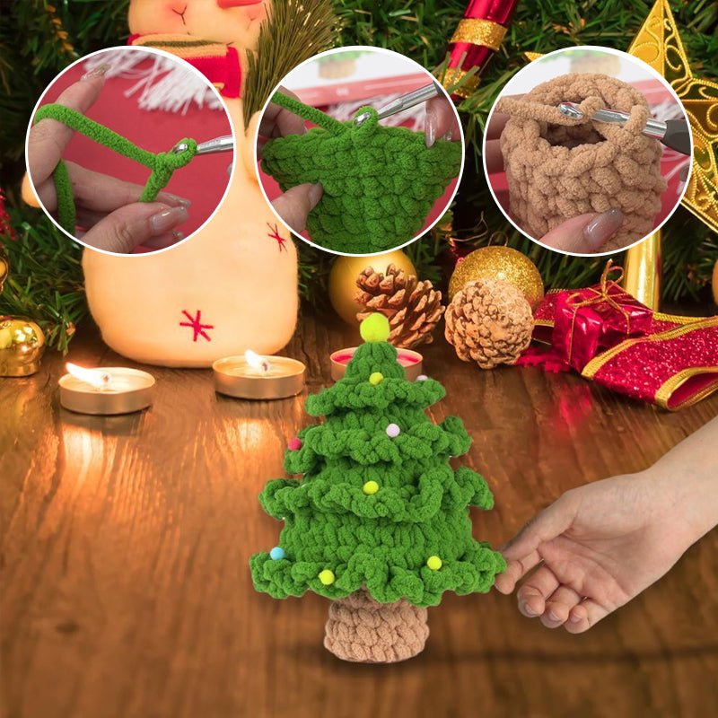 Kit de crochet Décorations d'arbre de Noël