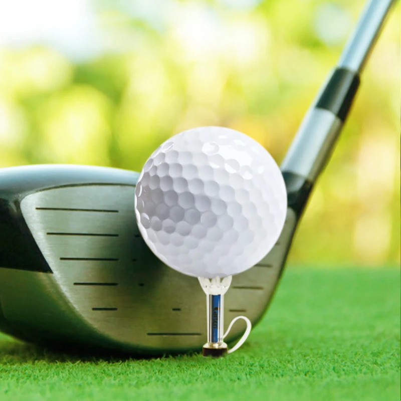 Tee de golf avec plastique magnétique rebondissant à 360 degrés
