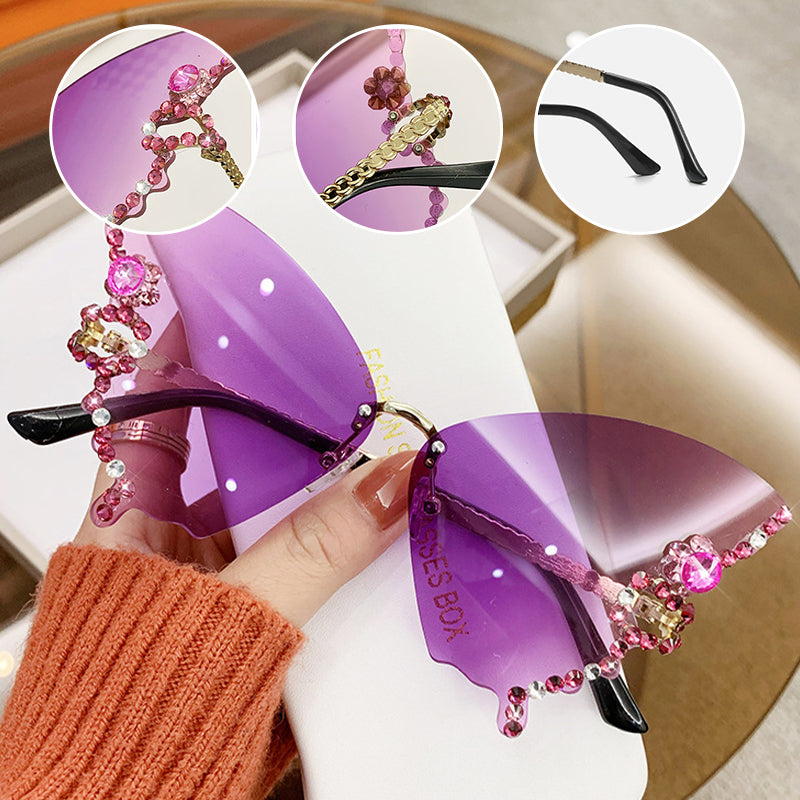 LUNETTES DE SOLEIL PAPILLON DIAMANT