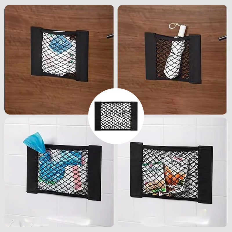 Plastic Bag-opbergnet (met kleefband)