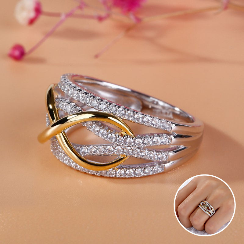 Bague mère et fille pour toujours liées ensemble