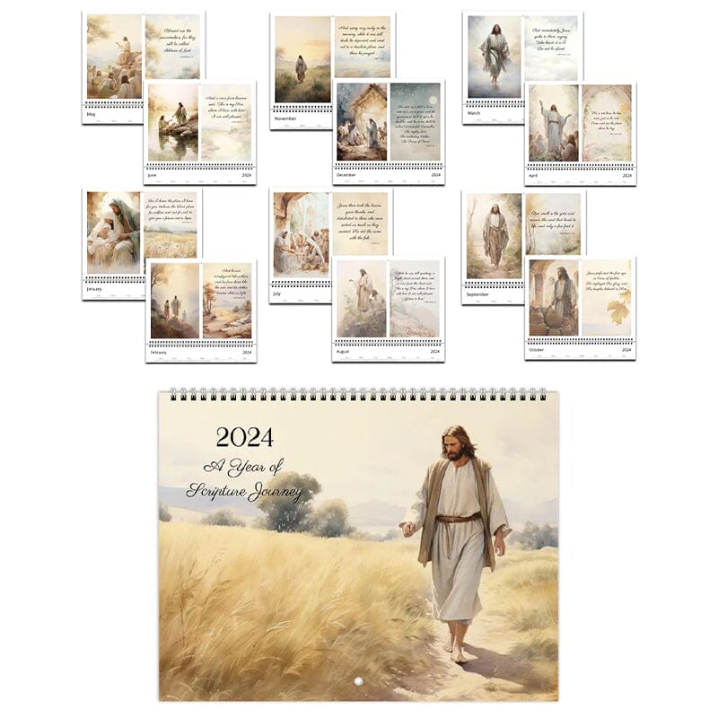 Calendrier Jésus 2024
