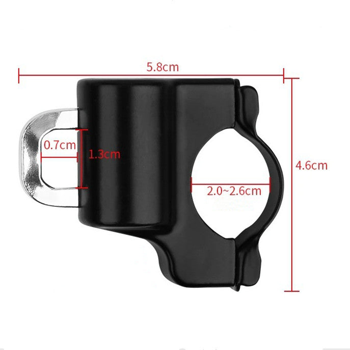 Serrure de sécurité multifonctionnelle pour casque de moto