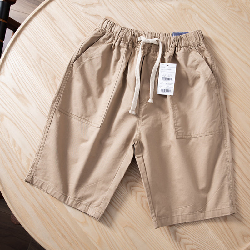 Short à taille élastique avec cordon de serrage pour hommes