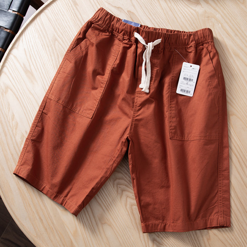 Short à taille élastique avec cordon de serrage pour hommes