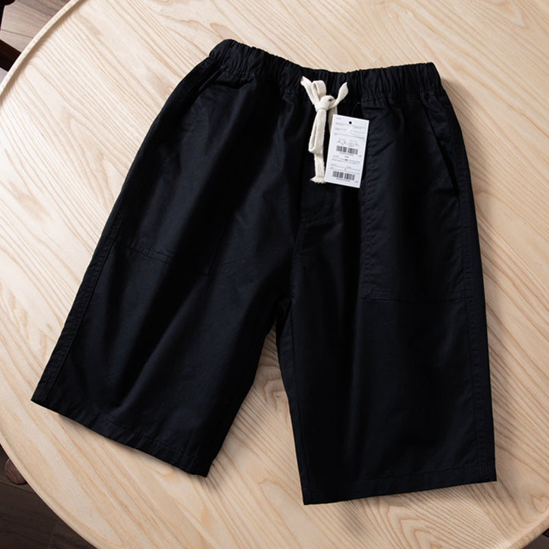 Short à taille élastique avec cordon de serrage pour hommes