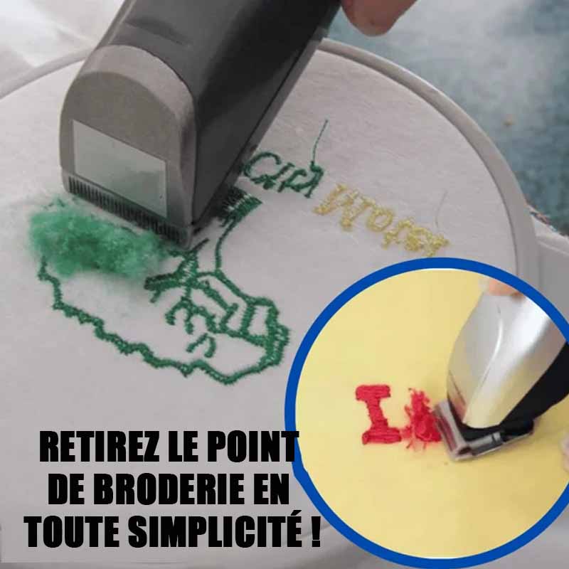 Effaceur de fil à broder
