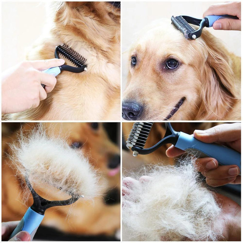 Peigne de Toilettage Double Face pour Animaux de Compagnie
