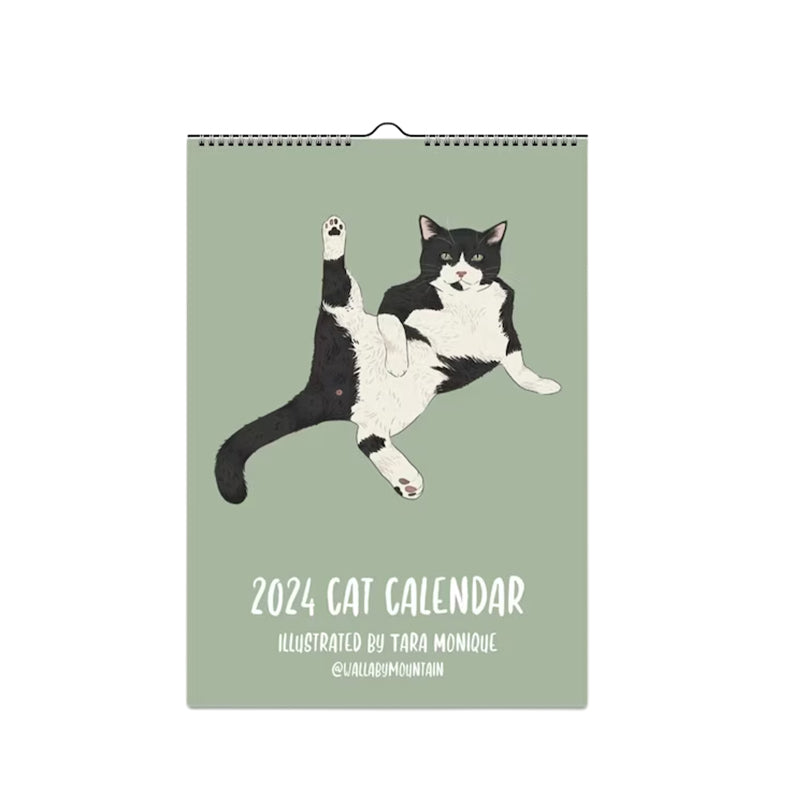 Kattenwandkalender 2024
