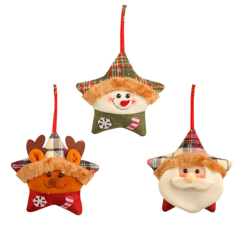 Ornement pentagramme de Noël