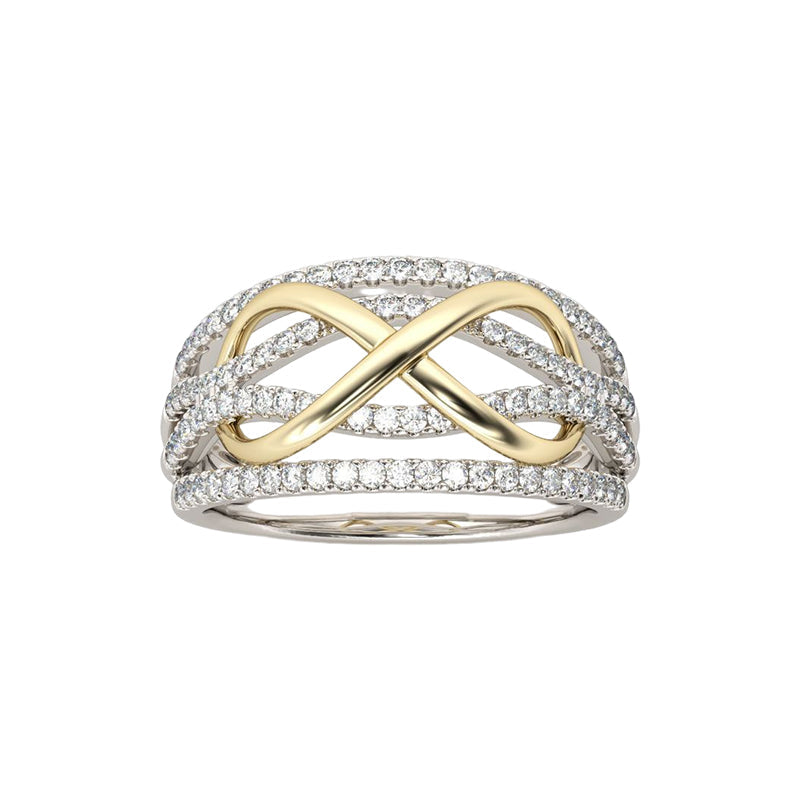 Bague mère et fille pour toujours liées ensemble