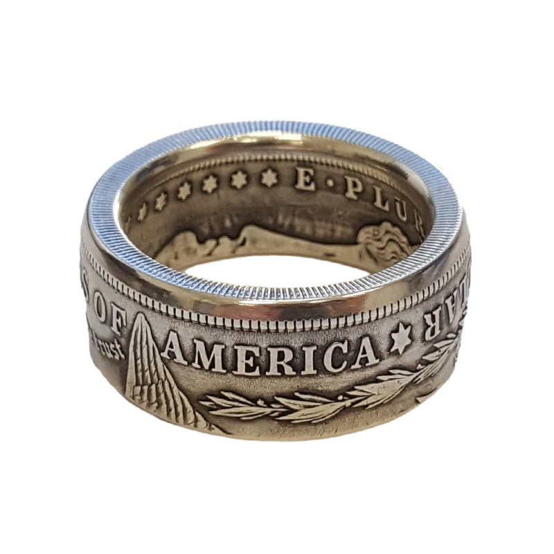 Bague classique Morgan Dollar Coin