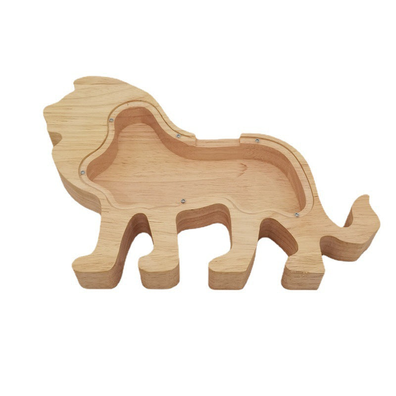 Tirelire Animal en Bois