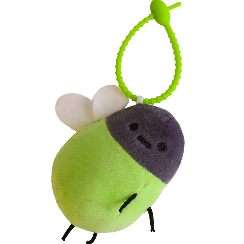 Interactieve vuurvlieg pluche sleutelhanger