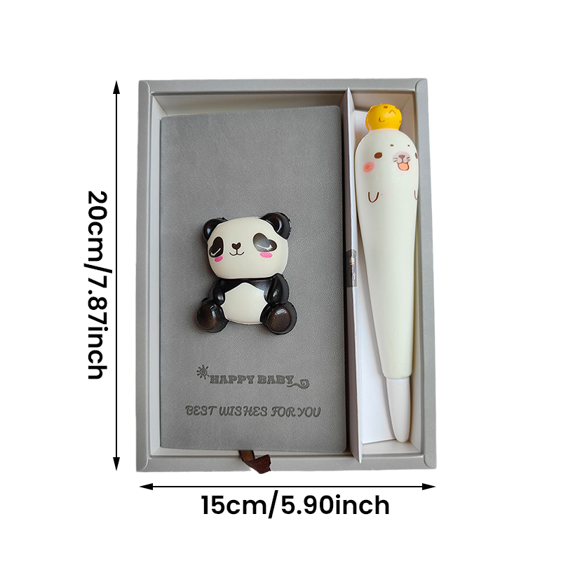 Adorable ensemble de carnet de décompression