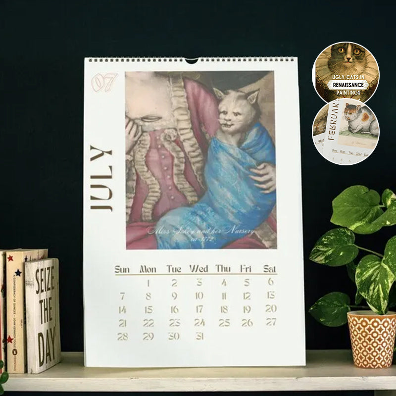 Calendrier mural 2024 à suspendre