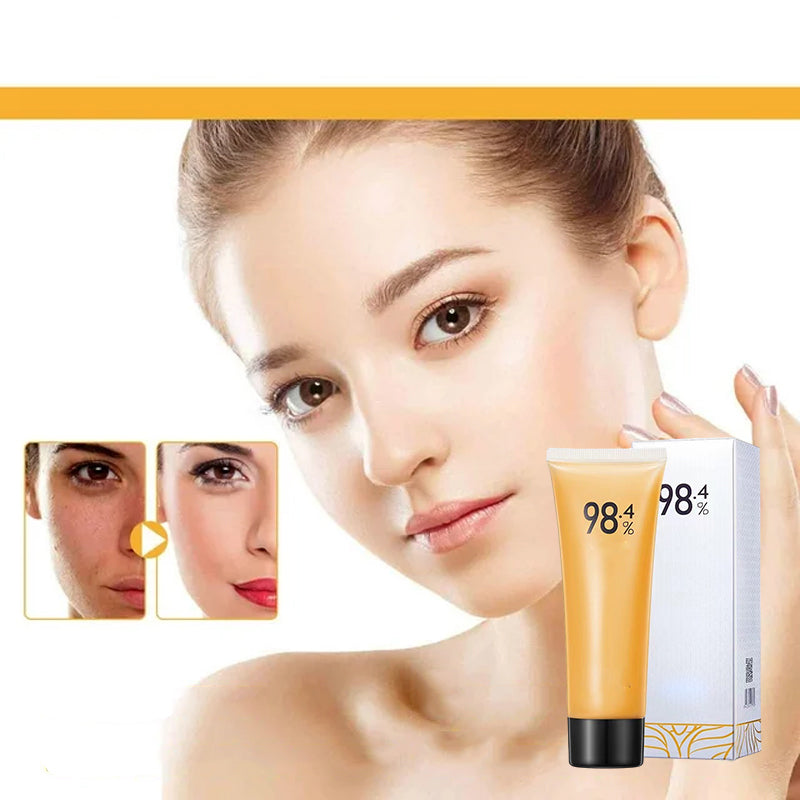 Masque pelable à la feuille d'or