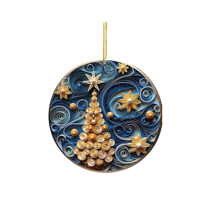 Ornements de Noël 3D non texturés