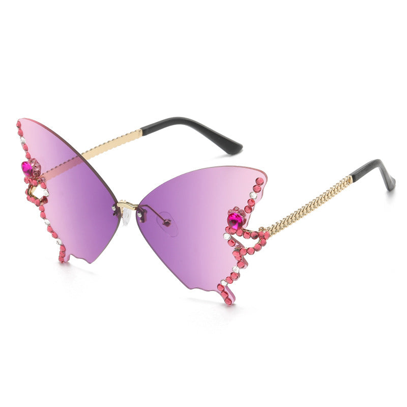 LUNETTES DE SOLEIL PAPILLON DIAMANT